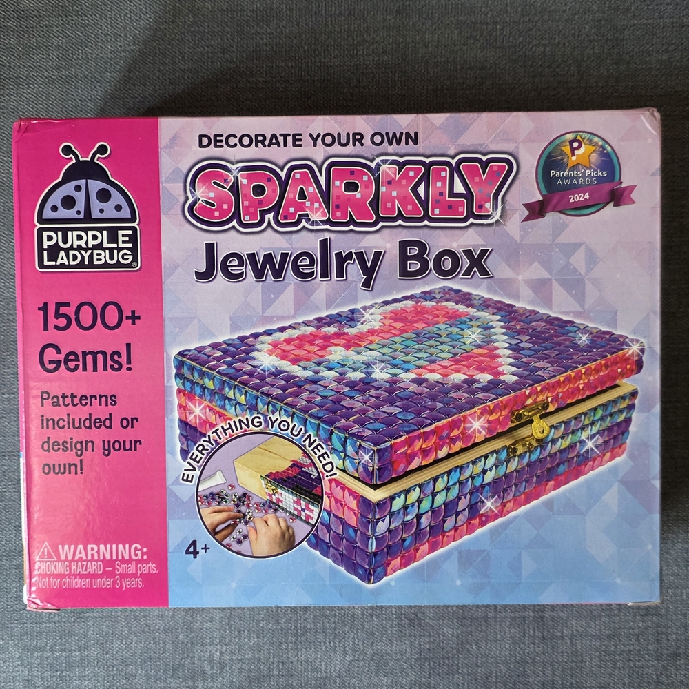 Sparkly Jewelry Box - Multicolor Gem Kit